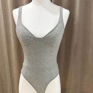Fashion Nova Gray Bodysuit